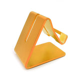 Aluminium Desktop Universal Tablet Stand - Available in 7 colours Yellow by Kisscase - Titanwise