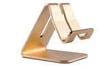 Aluminium Desktop Universal Tablet Stand - Available in 7 colours Gold by Kisscase - Titanwise