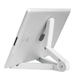 Foldable + Adjustable Universal Tablet Stand White by Powstro K - Titanwise