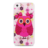 Owl Design Cases For iPhone 4, 4S, 5, 5S, 5C, SE, 6, 6S, 6 Plus, 6S Plus, 7, 7 Plus