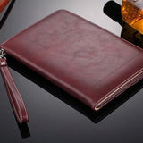 Utoper Retro Hand Belt Leather Flip Case For iPad Mini 4