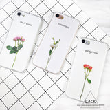 3D Flower and Leaf Case for iPhone 6, 6 Plus, 6S, 6S Plus, 7, 7 Plus