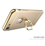 Luxury Metal Ring Grip Case for iPhone 5, 5S, 5C, SE, 6, 6 Plus, 6S, 6S Plus, 7, 7 Plus, 8, 8 Plus