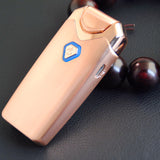 USB Rechargeable Metal Flip Design Plasma Lighter with Double Arc Pulse