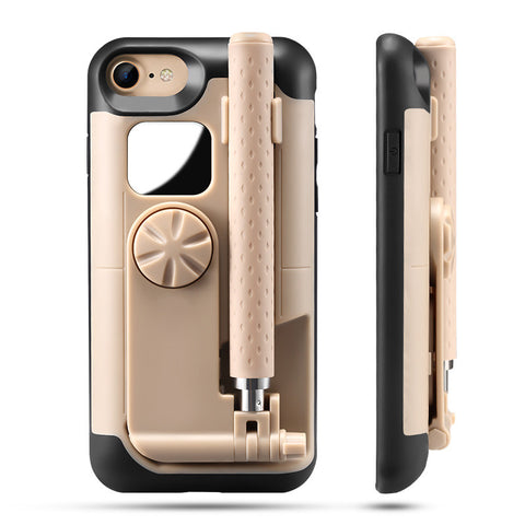 LANCASE Portable Selfie Stick Case for iPhone 6, 6 Plus, 6S, 6S Plus, Titanwise LANCASE Portable Selfie Stick Case for iPhone 6, 6 Plus, 6S, 6S Plus, Titanwise