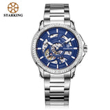 STARKING Official Branded Automatic Mechanical Skeleton Luxury Men's Watch - TM0901 Stainless Steel or AM0271 Leather