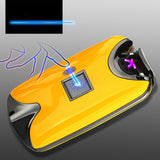 Fingerprint Recognition USB Rechargeable Plasma Lighter with Double Arc Pulse