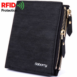 Baborry RFID Theft Protection Men's Compact Wallet