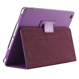 Utoper Litchi Patterned PU Leather Flip Case For iPad Mini 4