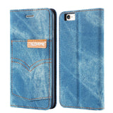 FLOVEME Original Denim Jean Case For iPhone 6, 6 Plus, 6S, 6S Plus, 7, 7 Plus, 8, 8 Plus