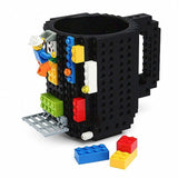VKTech DIY Brick Mug - Build your own unique design with Lego, PixelBlocks and more