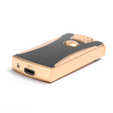 Two Tone Metal USB Rechargeable Plasma Lighter with Double Arc Pulse
