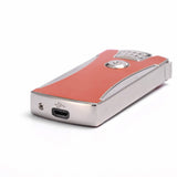 Two Tone Metal USB Rechargeable Plasma Lighter with Double Arc Pulse