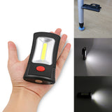Magnetic Base COB LED Flashlight With Folding Hook