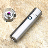 Mini USB Rechargeable Metal Plasma Lighter with Dual Pulse Arc