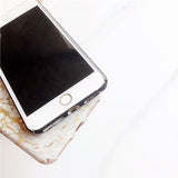 Hard Plastic Marble Case for iPhone 6, 6 Plus, 6S, 6S Plus, 7, 7 Plus, 8, 8 Plus, X