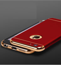 Luxury Metal Case with Logo Window for iPhone 6, 6 Plus, 6S, 6S Plus, 7, 7 Plus, 8, 8 Plus, X, XR, XS, XS Max, 11, 11 Pro, 11 Pro Max, SE 2020, 12, 12 Mini, 12 Pro, 12 Pro Max
