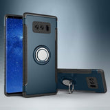 YOYO DEER Hybrid Shockproof Ring Grip Magnetic Car Holder Case For Samsung Galaxy Note 8