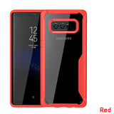 TCICPC Ultra Thin Silicone TPU Frame and Clear Back Case For Samsung Galaxy Note 8