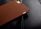 Super Thin Leather Case for iPhone 5, 5S, SE, 6, 6 Plus, 6S, 6S Plus, 7, 7 Plus, 8, 8 Plus