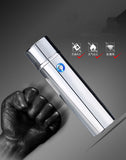 USB Rechargeable Metal Plasma Lighter with 6 Powerful Pulse Arcs