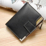 baellerry Men's Leather Wallet with Zipper