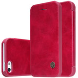 Nillkin Qin Series PU Leather Flip Wallet Case For iPhone 5, 5S, 5C, SE