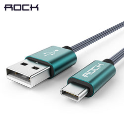 ROCK Nylon Braided USB Type-C Charging Cable for Android Devices