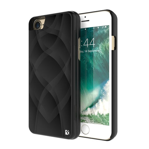 FLOVEME Luxury Leather Flip Wallet Mirror Case For iPhone 6, 6 Plus, 6S, 6S Plus, 7, 7 Plus, 8, 8 Plus, X