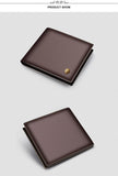 Laorentou 100% Genuine Leather Stylish Compact Men's Wallet