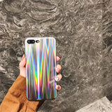 Shiny Rainbow Mirror Case For iPhone 6, 6 Plus, 6S, 6S Plus, 7, 7 Plus, 8, 8 Plus, X
