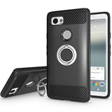 Cenlenso Armour Magnetic Ring Grip Case for Google Pixel 2, Pixel 2 XL