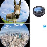 APEXEL 10-in-1 Clip-on Phone Camera Lens Kit - Fisheye, Wide Angle, Macro, Telescope, Kaleidoscope, Radial Filter, Flow Filter, Star Filter, CPL Lens