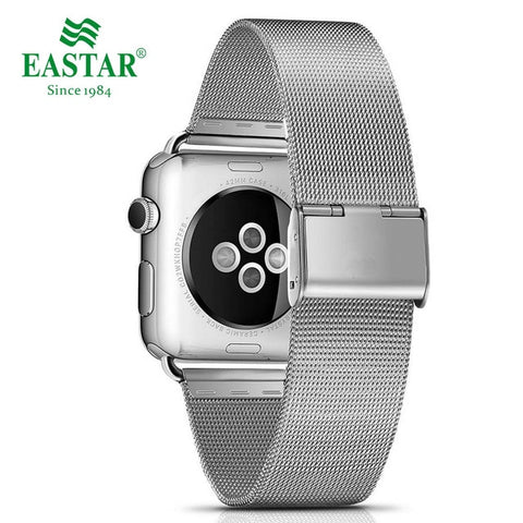 Eastar Stainless Steel Milanese Loop Strap Band with Double Buckle for Apple Watch Series 1, 2, 3, 4, 5