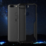 GerTong Luxury Transparent Case with Silicone Airbag Corners For OnePlus 5T and OnePlus 6