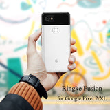 Ringke Clear Back and Bumper Frame Fusion Design Case for Google Pixel 2, 2 XL