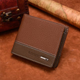 FlashyGram Compact Leather Male Wallet