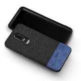 MOFi Fabric and Leather Design Case for OnePlus 6