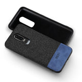 MOFi Fabric and Leather Design Case for OnePlus 6