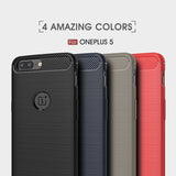 Brushed Carbon Fibre Case for OnePlus 3, 3T, 5, 5T, 6