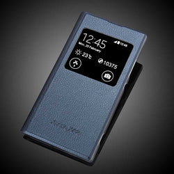 Smart Window Leather Flip Case For Sony Xperia XA2
