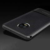 Hybrid Leather and Metal Case for Motorola E5, E5 Play, E5 Plus, G6, G6 Plus, G6 Play