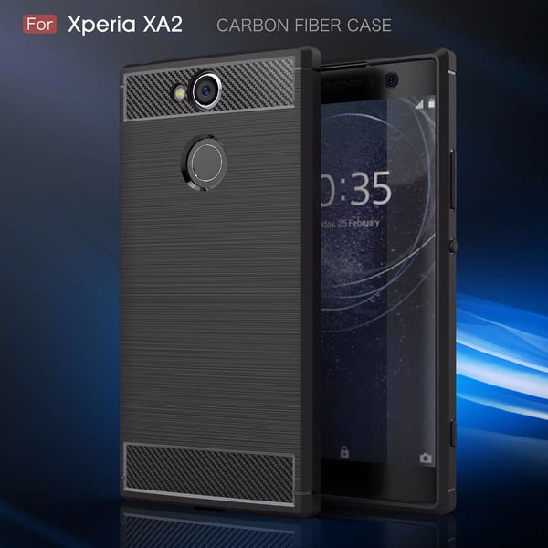 Brushed Carbon Fibre Case for Sony Xperia Phones