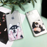 CASEIER Cute Reflective Unicorn or Transparent Animal Case For iPhone 6, 6 Plus, 6S, 6S Plus, 7, 7 Plus, 8, 8 Plus, X, XR, XS, XS Max, 11, 11 Pro, 11 Pro Max