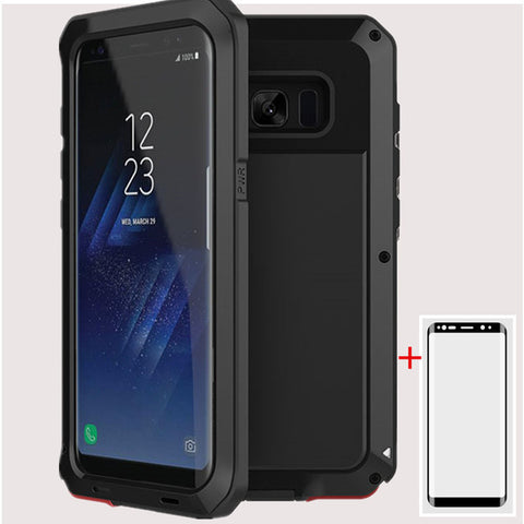 AKASO Heavy Duty Metal Armour Case For Samsung Galaxy S4, S5, S6, S6 Edge, S6 Edge Plus, S7, S7 Edge, S8, S8 Plus, S9, S9 Plus, Note 4, Note 5, Note 8