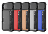 Magnetic Bank Card Storage Case for iPhone 6, 6 Plus, 6S, 6S Plus, 7, 7 Plus, 8, 8 Plus, X, XR, XS, XS Max, 11, 11 Pro, 11 Pro Max