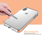 Shockproof Transparent Hybrid Silicone Case For iPhone X, XS, XR, XS Max