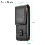 Universal Leather Phone Wallet Belt Clip Pouch Case - Comes in 3 sizes.