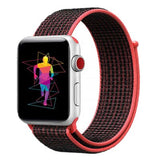 Sports Soft Breathable Nylon Strap Band for Apple Watch Series 1, 2, 3, 4, 5