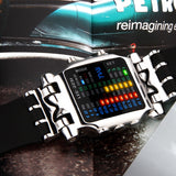 TVG Unique Luxury Digital Watch - 21 LED Binary Matrix